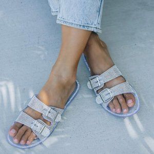 NEW - sparkly sandals